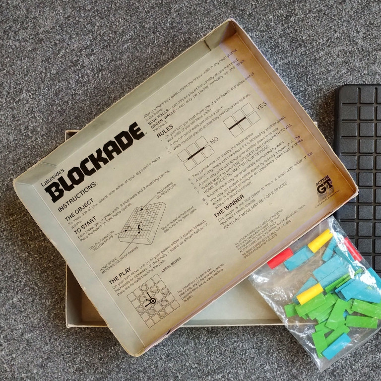 Inside box lid