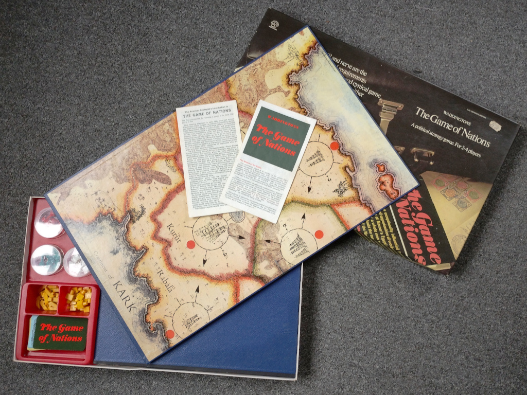 Game of Nations box and components