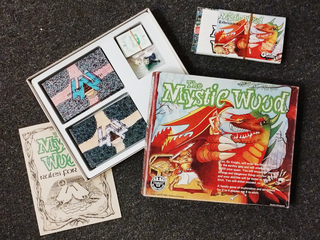 The Mystic Wood Game box and components